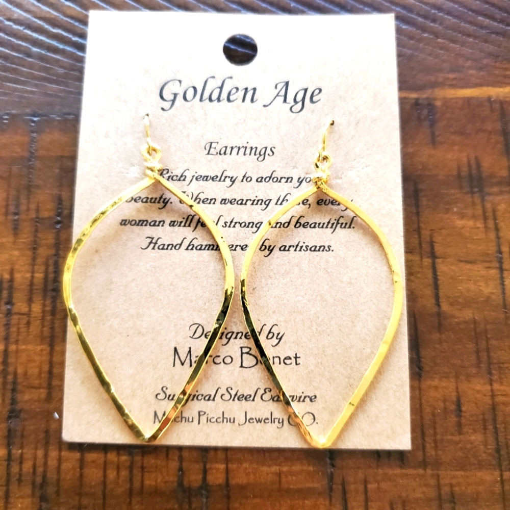 Pierced drop earrings